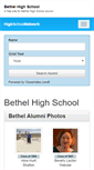 Mobile Screenshot of bethelhighschoolalumni.com